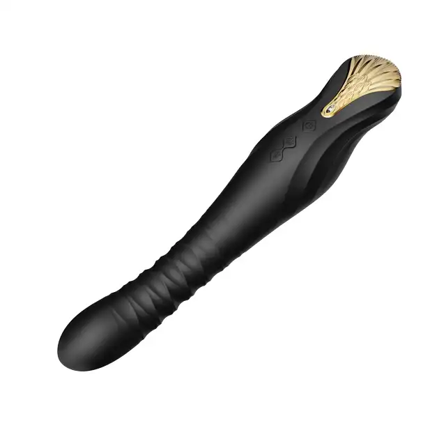  Zalo - King Vibrating Thruster Black. Ekskluzywny wibrator z ruchem posuwistym. 40 uderzeń na sekundę!