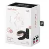 Satisfyer - Double Love Black. Silikonowy wibrator dla par sterowany przez pilota lub aplikację