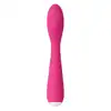 Svakom - Iris Vibrator Plum Red USB. Wibrator do stymulacji punktu G i łechtaczki. Super wygięcie