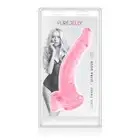 Pure Jelly - Gode Jelly Rose XL. Różowe dildo z przyssawką 22 cm i 3,5 cm średnicy