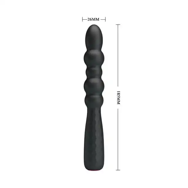 Pretty Love - Monroe Vibrator USB. Nietypowy czarny wibrator z możliwością zmiany  wygięcia