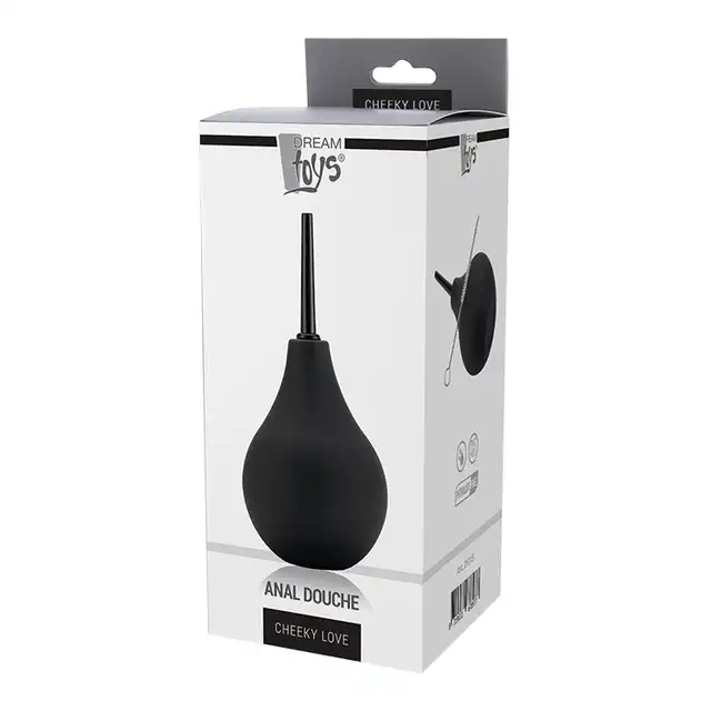 Dream Toys - Cheeky Love Anal Douche. Czarna gruszka do lewatywy 224 ml pojemności
