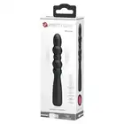 Pretty Love - Monroe Vibrator USB. Nietypowy czarny wibrator z możliwością zmiany  wygięcia