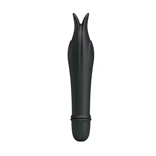 Pretty Love - Edward Vibrator Black. Uroczy mini wibratorek z silikonu do stymulacji łechtaczki