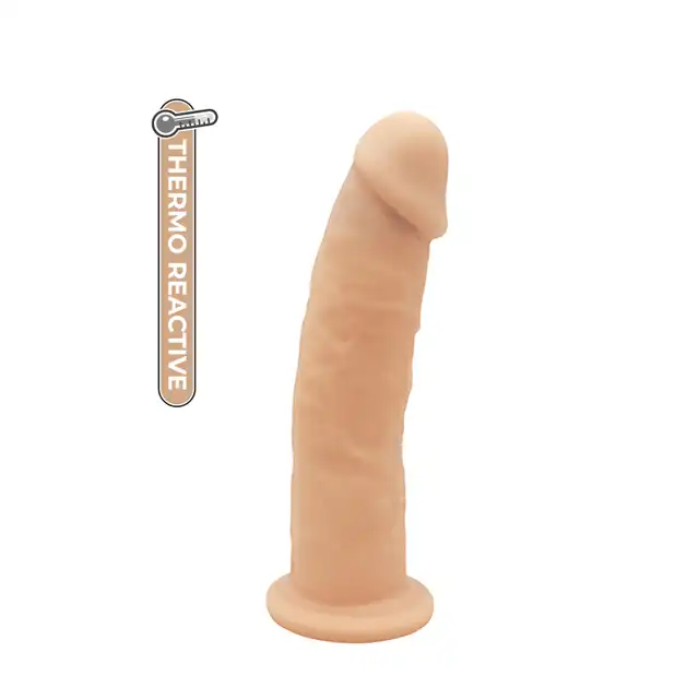 Dream Toys - Premium Silicone Dildo Flesh. Wysokiej jakości silikon i technologia dual density. Reaguje na ciepło!