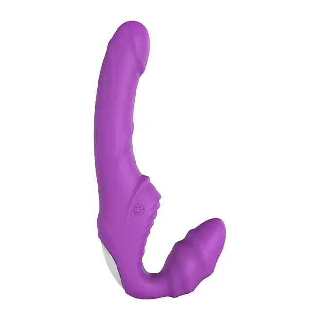 Dream Toys - Double Dipper Strapless. Bezuprzężowy strapon. 9 trybów wibracji! Super silikon