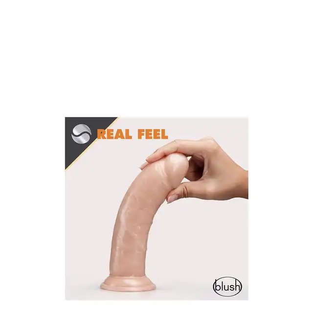Dr. Skin - 8inch Self Lubricating Dildo. Realistyczne i samonawilżające dildo, solidna podstawa z przyssawką i miękki materiał