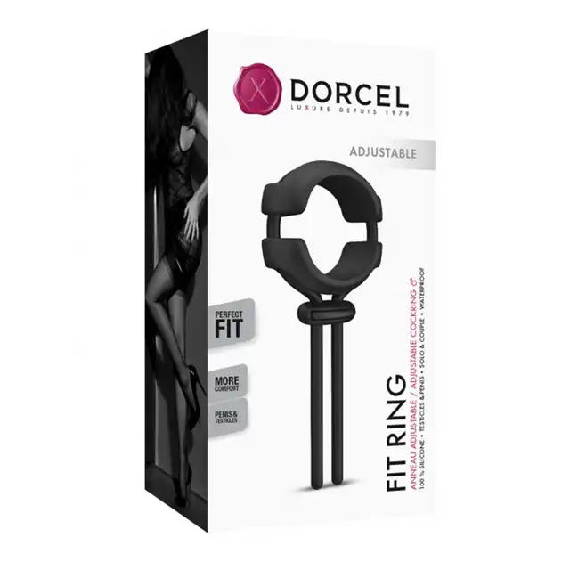Dorcel - Fit Ring Adjustable Cockring. Regulowany ring erekcyjny z silikonu