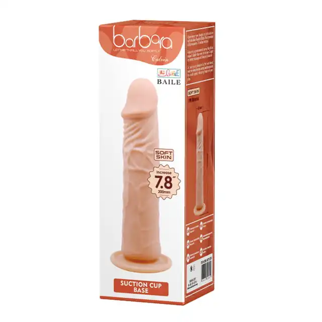 Baile - Dildo realistyczne z przyssawką, materiał  Soft Skin. 20cm. Popularny produkt, optymalny wybór!