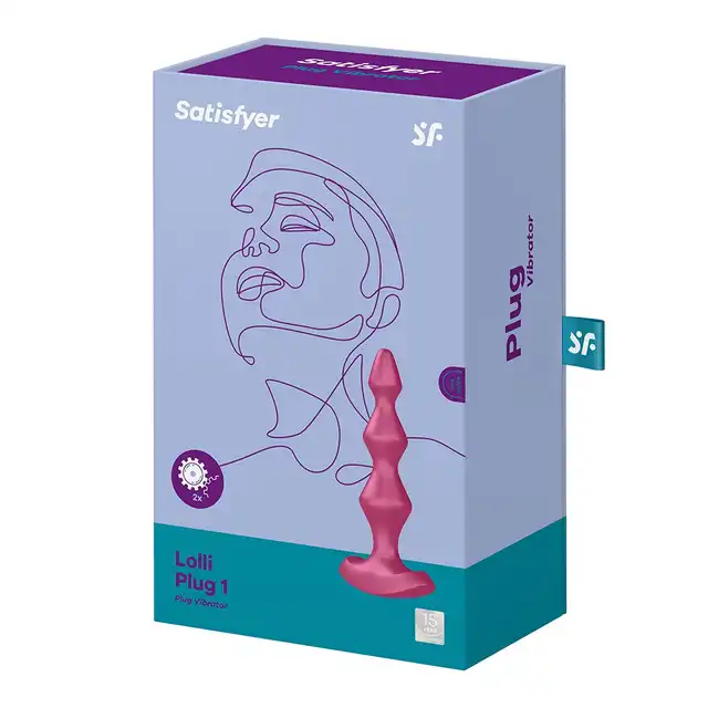 SATISFYER LOLLI PLUG 1 BERRY