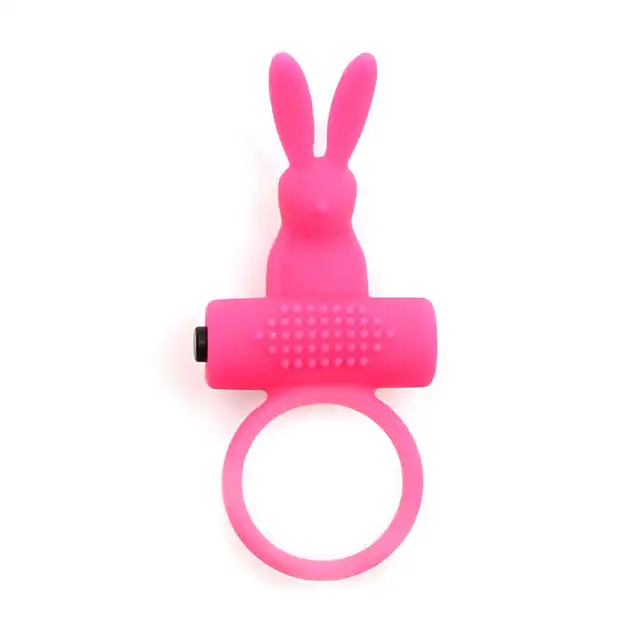Rimba - Vienna Bunny Cock Ring. Ring erekcyjny z silnymi wibracjami i uroczym króliczkiem