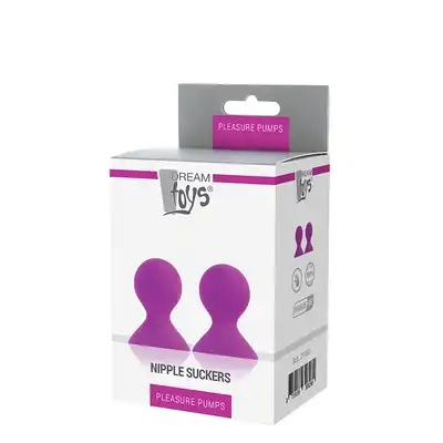 Dream Toys - Pleasure Pumps Nipple Suckers Pink - przyssawki na sutki, super zwiększające doznania!