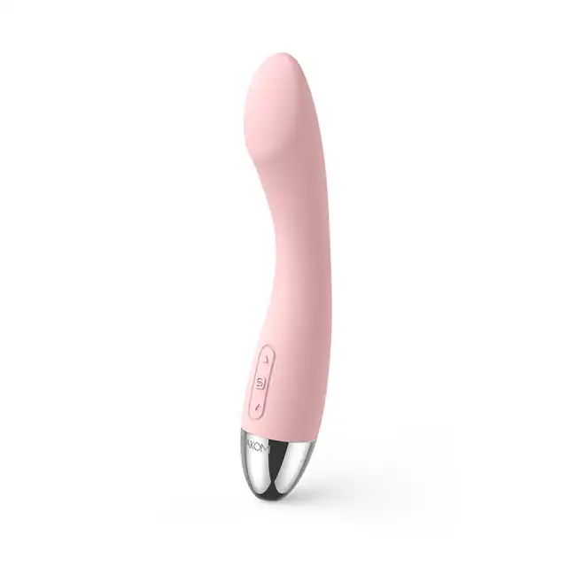 Svakom - Amy G-Spot Vibrator Pink. Jasnoróżowy wibrator do stymulacji punktu G. Gładki silikon