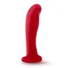 Temptasia - Jezebel Crimson Dildo. Silikonowe czerwone dildo do stymulacji punktu G lub P
