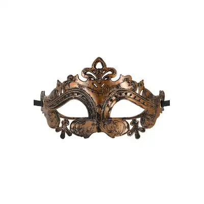 Concorde - Masque Hamlet Copper. Szykowna i tajemnicza maska dla niegrzecznego libertyna. 