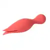 Svakom - Siren Vibrator Coral USB. Niezwykły dwustronny wibrator do stymulacji łechtaczki. Delikatne języczki i aż 25 kombinacji