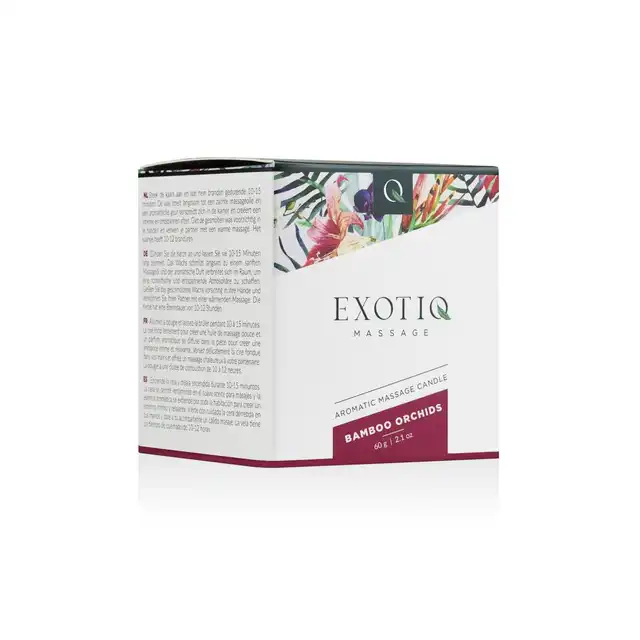 Exotiq - Massage Candle Bamboo Orchids - niezwykle pachnąca świeczka do masażu