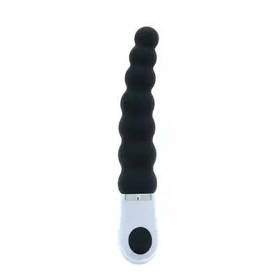 Dream Toys - Cheeky Love Caterpillar. Czarny silikonowy wibrator analny. 10 trybów. Mocna stymulacja