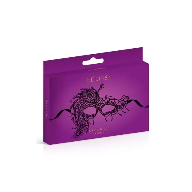 Eclipse - Crepuscule Masque - niestamowita, asymetryczna maska do podkreślenia Twojego spojrzenia
