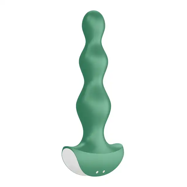 Satisfyer - Lolli Plug 2. Ładowany na USB zielony korek analny. 12 trybów wibracji