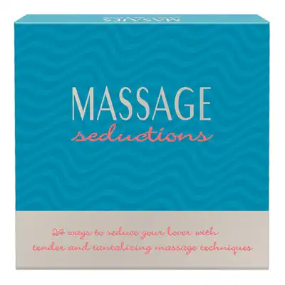 Kheper Games -Massage Seductions. Zestaw do erotycznego masażu dla par z akcesoriami i kartami