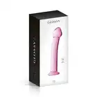 Glossy Toys - No.16 Pink Dildo Point G. Eleganckie szklane dildo do stymulacji punktu G