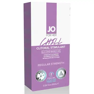 System Jo - For Her Clitoral Stimulant Cooling Chill. Chłodzący żel do łechtaczki. Niesamowite doznania. Do 45 minut