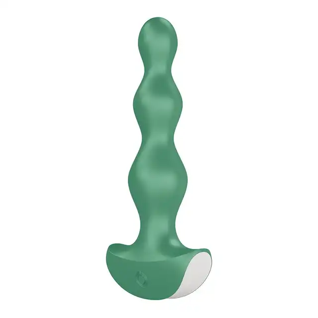 Satisfyer - Lolli Plug 2. Ładowany na USB zielony korek analny. 12 trybów wibracji
