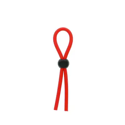 Dream Toys - All Time Favorites Strechy Lasso - czerwone, regulowane lasso na penisa