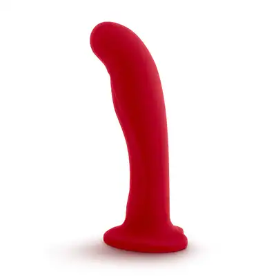Temptasia - Jezebel Crimson Dildo. Silikonowe czerwone dildo do stymulacji punktu G lub P