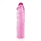 Pure Jelly - Godemichet Droit Rose 17,2 cm. Różowe elastyczne dildo bez jąder i przyssawki