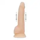 Naked Addiction - Realistic Thrusting Dildo with Remote Control - 23 centymetrowe dildo poruszające się góra-dół!