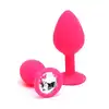 Rimba - Berlin Bling Butt Plug Duo Set. 2-częściowy zestaw treningowy wtyczek analnych z kryształkami. Gładki silikon
