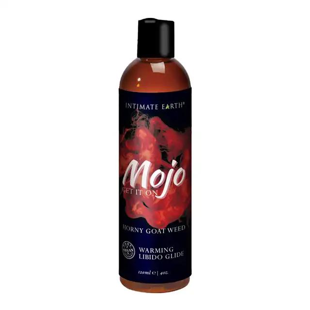 Intimate Earth - Mojo Horny Goat Weed Heat 120 ml. Żel podnoszący libido z azjatyckim epimedium. Rozgrzewa