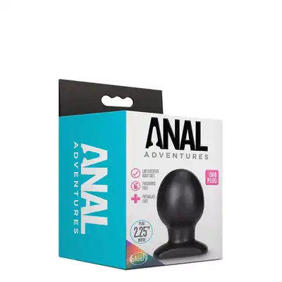 ANAL ADVENTURES ORB PLUG BLACK