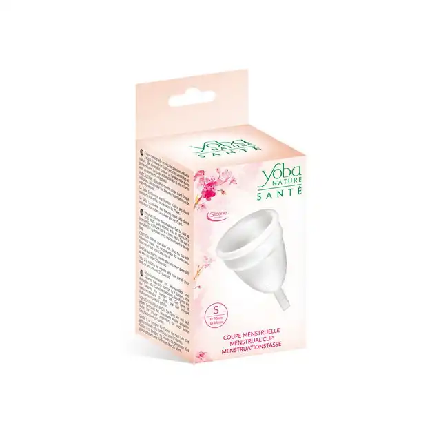 Yoba - Blanche Nature Menstrual Cup S. Biały silikonowy kubeczek menstruacyjny w rozmiarze S