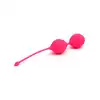 Rimba - Amsterdam Kegel Balls. Kulki gejszy wykonane z gładkiego silikonu 84 gramy. Wygodny sznureczek