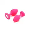 Rimba - Berlin Bling Butt Plug Duo Set. 2-częściowy zestaw treningowy wtyczek analnych z kryształkami. Gładki silikon