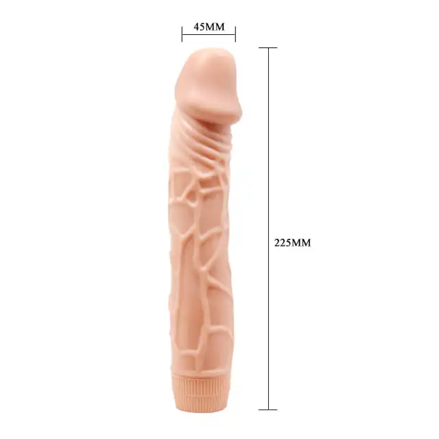 Baile - Barbara Multi-Speed Vibration 8,8'. Ultra realistyczny wibrator wodoodporny. 22cm rozkoszy. Wibracje sterowane pokrętłem. Ultra Bestseller!