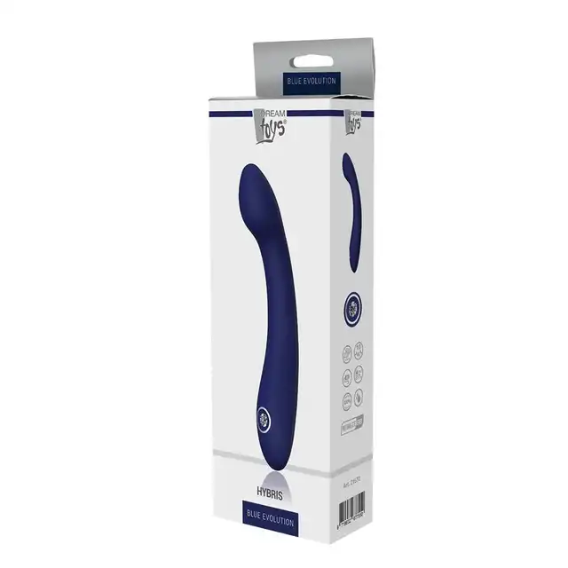 Dream Toys - Blue Evolution Hybris USB. Elegancki wibrator do stymulacji punktu G. 10 trybów. 