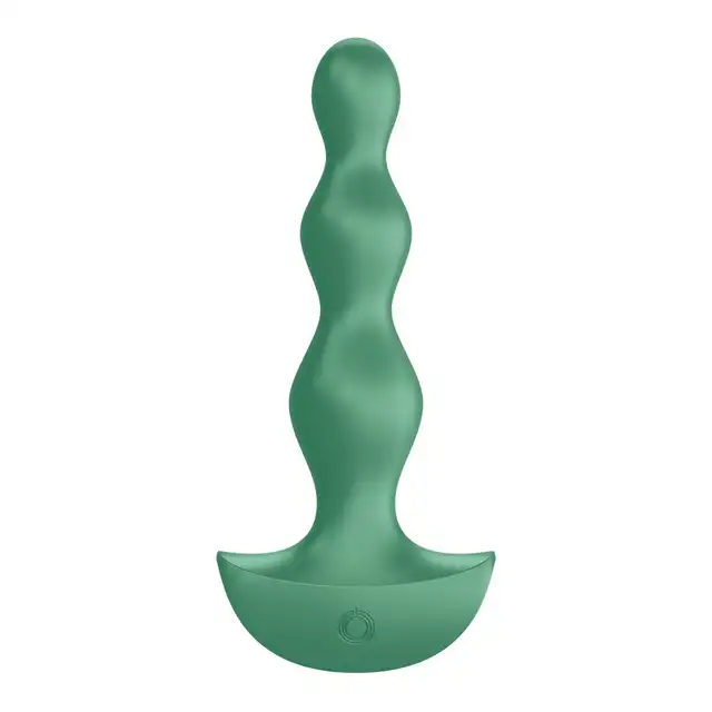Satisfyer - Lolli Plug 2. Ładowany na USB zielony korek analny. 12 trybów wibracji