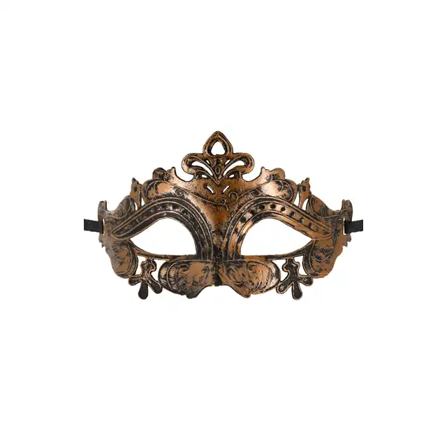 Concorde - Masque Hamlet Copper. Szykowna i tajemnicza maska dla niegrzecznego libertyna. 