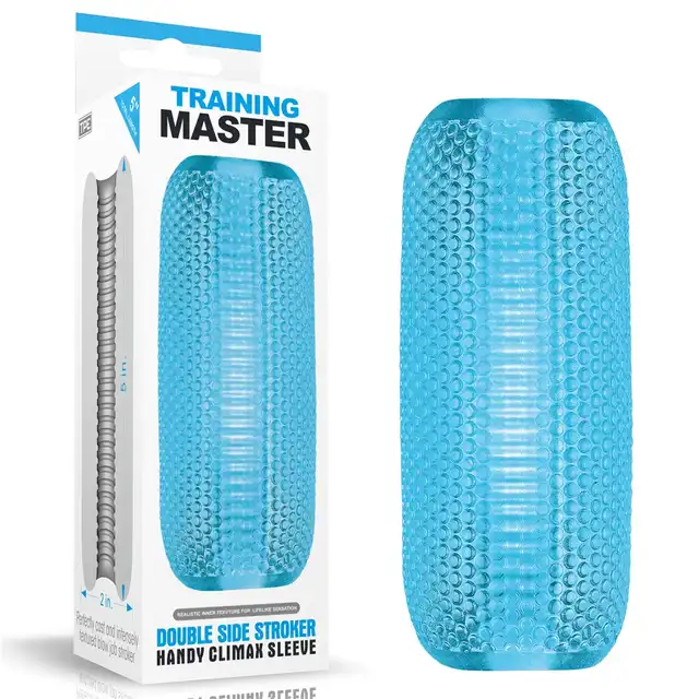 LoveToy - Masturbator Double Side Stroker - podwójnie zakończony masturbator dla nieziemskiej rozkoszy!