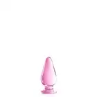 Glossy Toys - No.26 Pink Butt Plug. Elegancki plug ze szkła wysokiej jakości. 11,5 cm