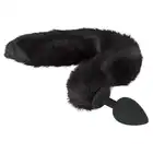 Bad Kitty - Pet Play Plug&amp;E - koci zestaw - plug z ogonem i uszy