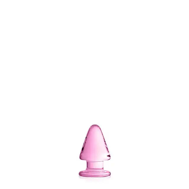 Glossy Toys - No.23 Pink Buttt Plug. Szklana wtyczka analna z wysokiej jakości szkła