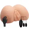 Crazy Bull - Judy, duża wagina i anus z podwójnym wibratorem. Cyberskóra. Rekomendowana. Gratis packa BDSM.