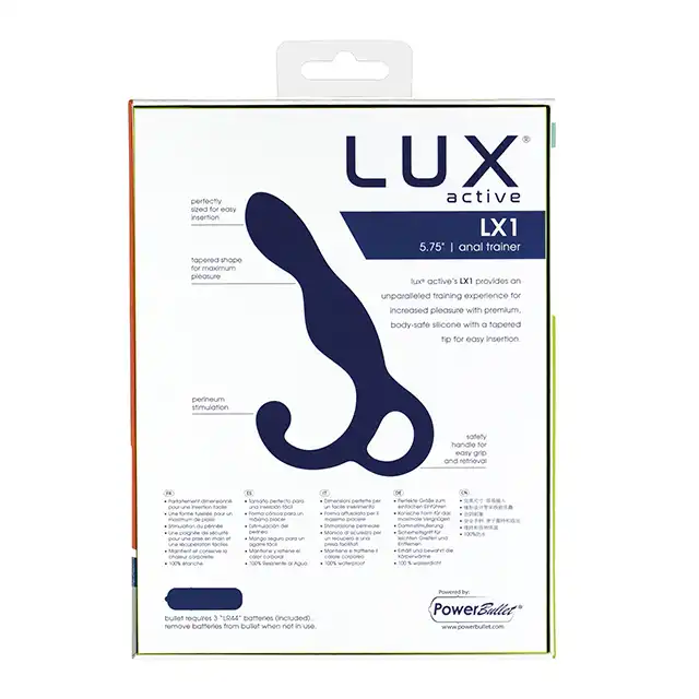Lux - Active LX1 Anal Trainer. Silikonowy stymulator prostaty + bullet wibrujący