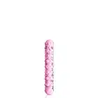 Glossy Toys - No.6 Pink Dildo. Super stymulujące szklane dildo z wypustkami