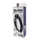 Blaze - Ball Gag Purple. Fioletowo-czarny knebel z otworkami do oddychania. 